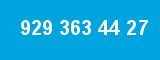 929 363 44 27 929 363 44 27